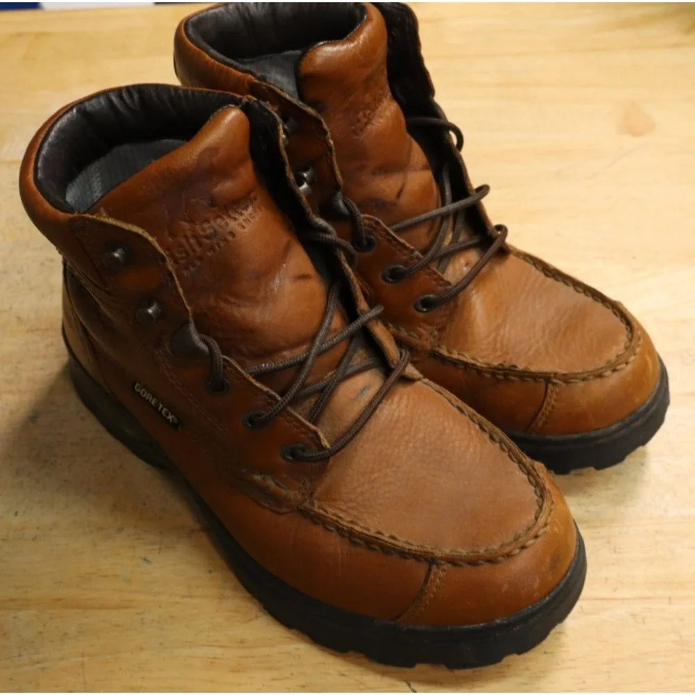 Irish Setter Gore-Tex Soft Paws Chukka Mens Leather‎ Work Boots Size 8.5 D Brown